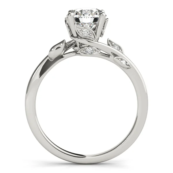 Floral Bypass Engagement Ring - Image 2