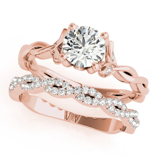 Round Twisting Engagement Ring - Image 11