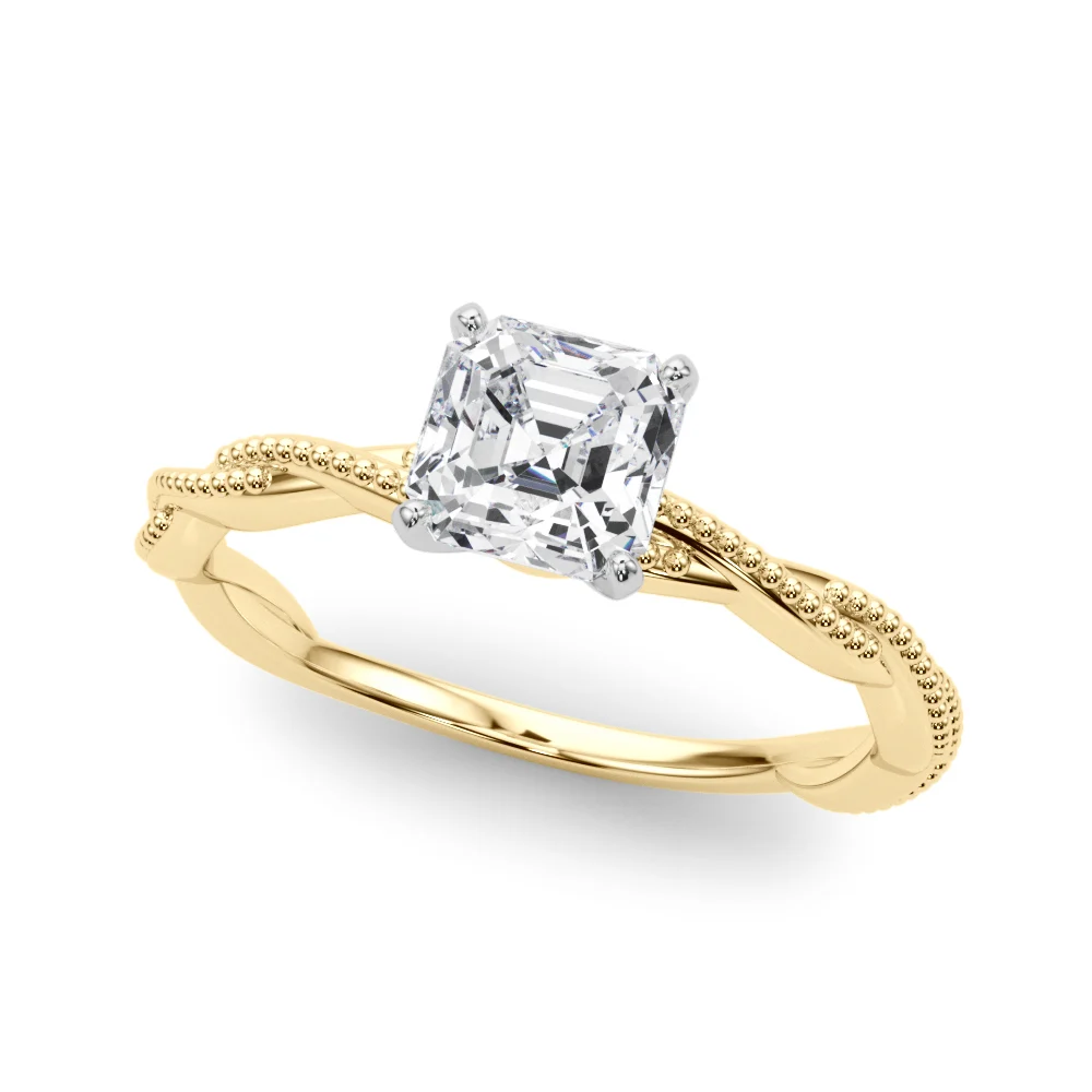 Twisting Milgrain Engagement Ring - Image 101