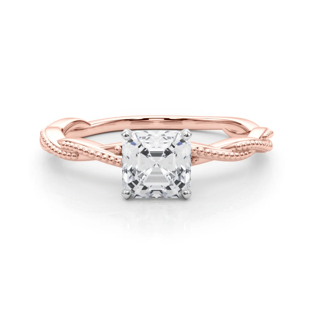 Twisting Milgrain Engagement Ring - Image 107