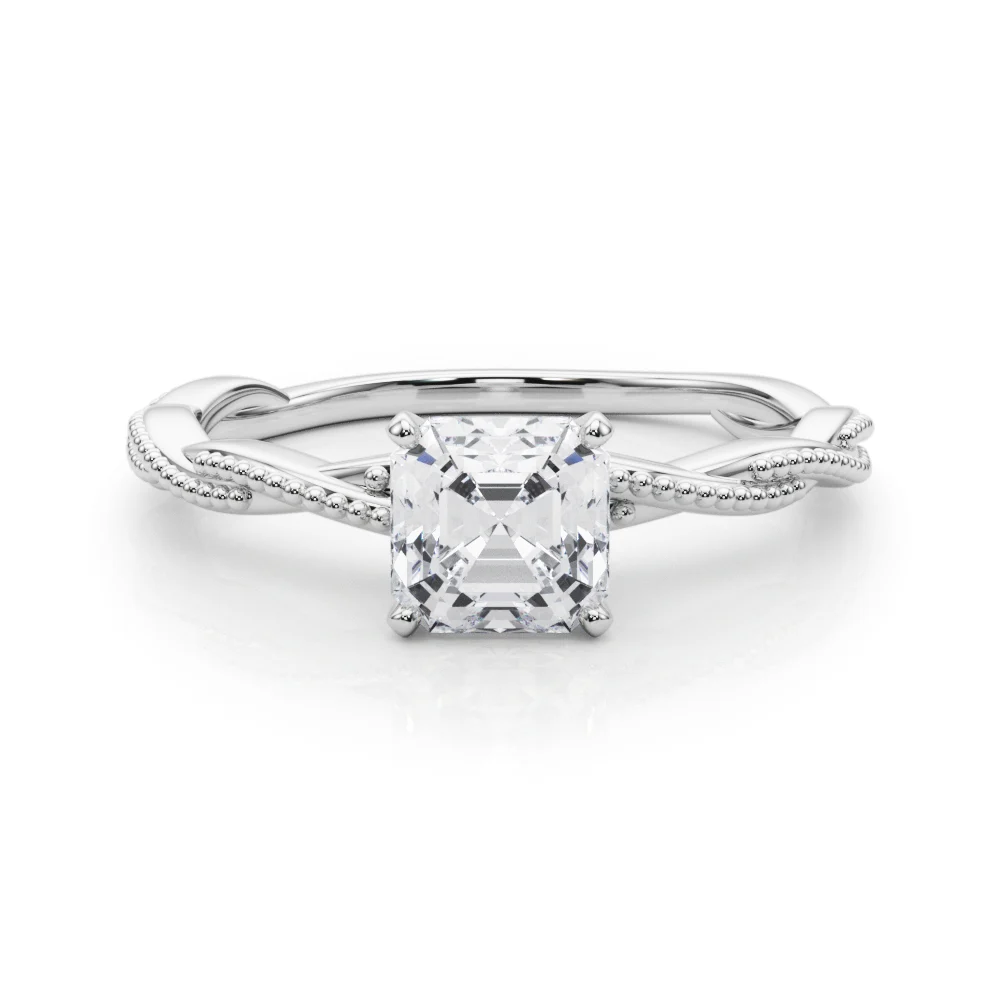 Twisting Milgrain Engagement Ring - Image 99