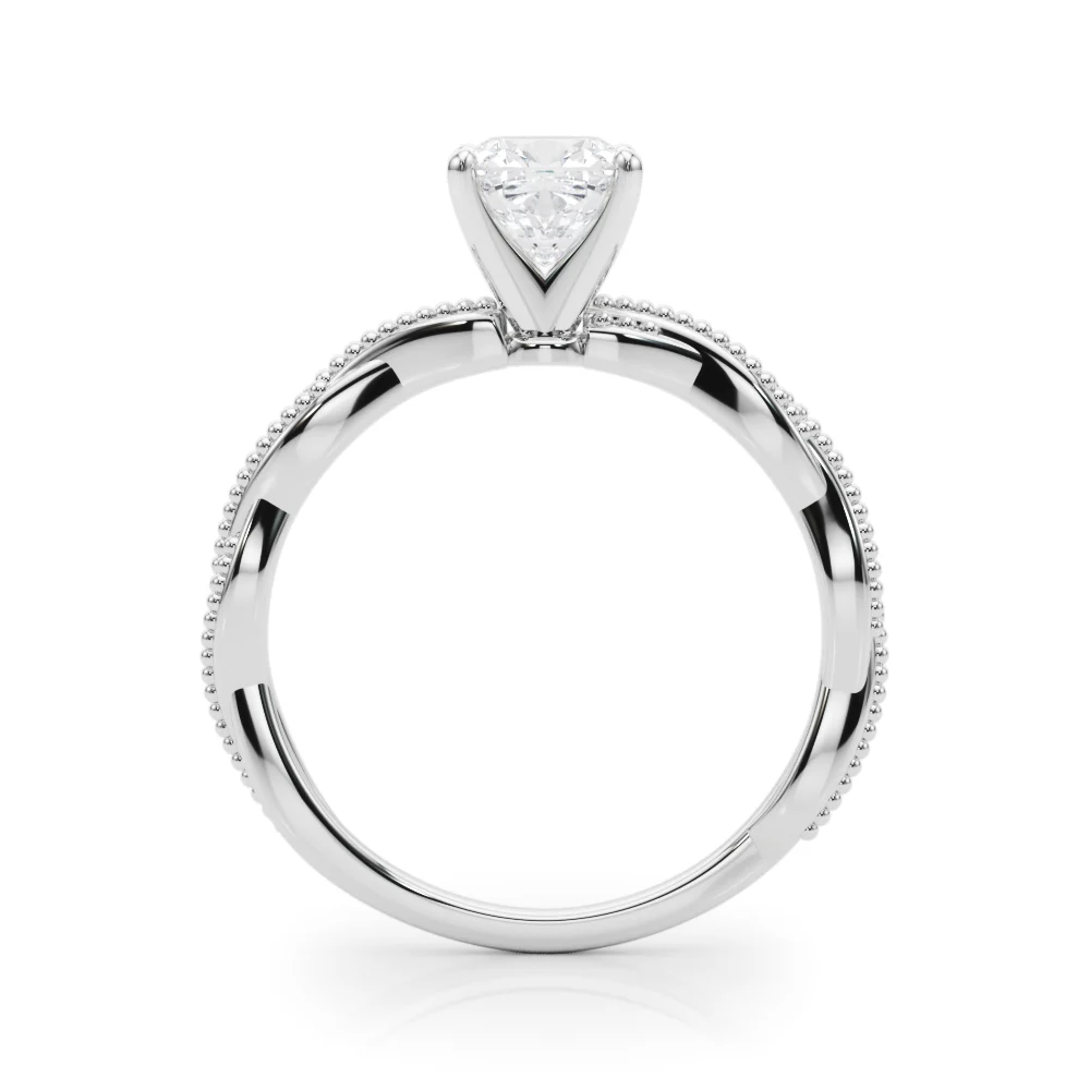 Twisting Milgrain Engagement Ring - Image 50