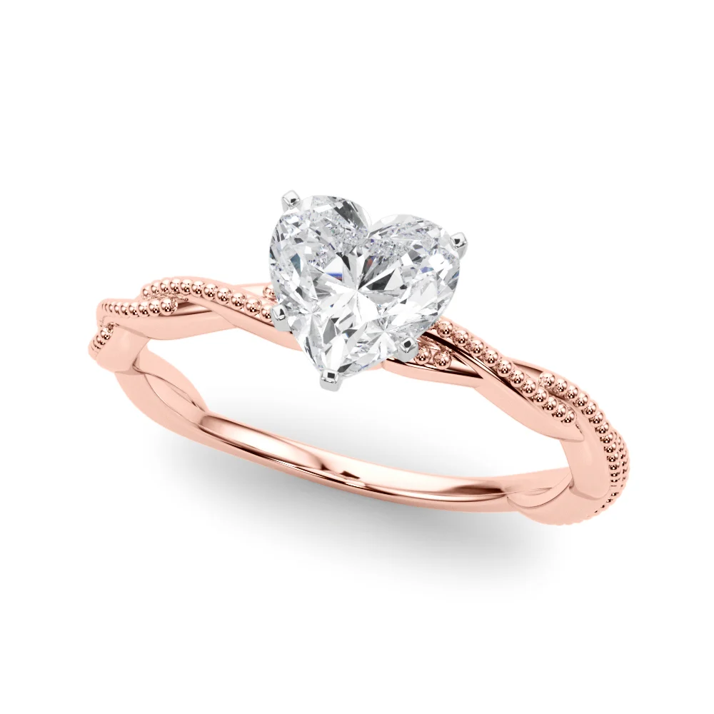 Twisting Milgrain Engagement Ring - Image 117