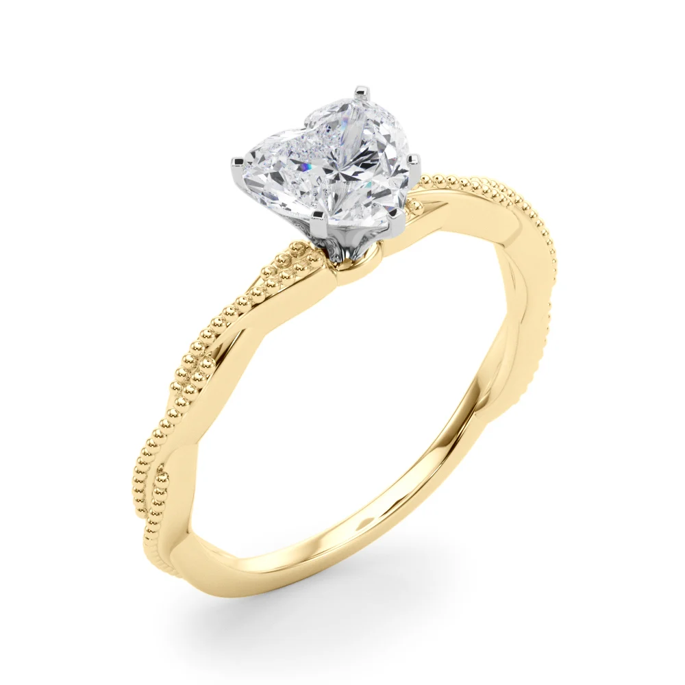Twisting Milgrain Engagement Ring - Image 116