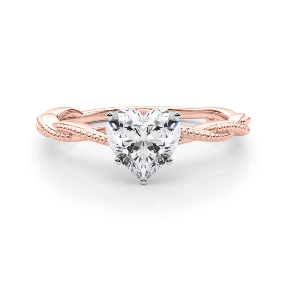 Twisting Milgrain Engagement Ring - Image 119