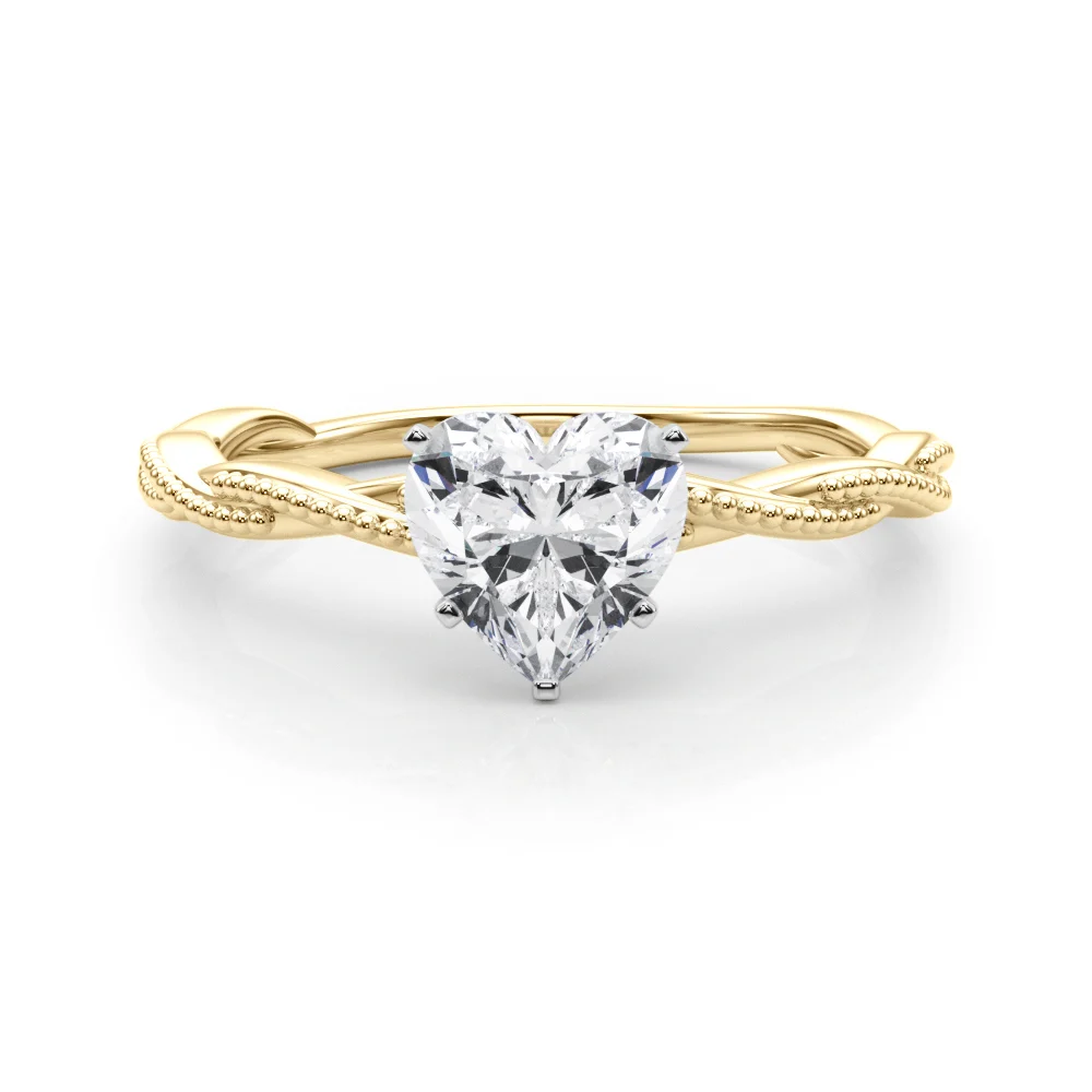 Twisting Milgrain Engagement Ring - Image 115