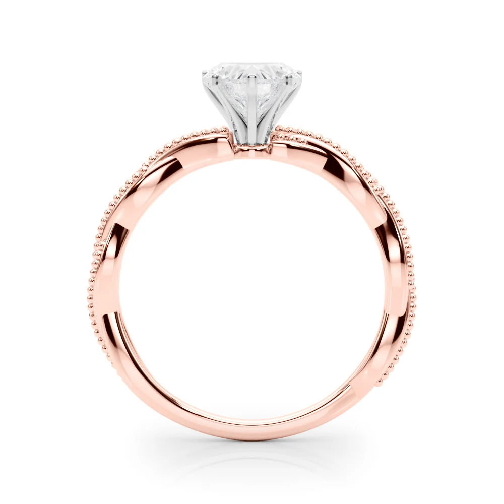 Twisting Milgrain Engagement Ring - Image 118