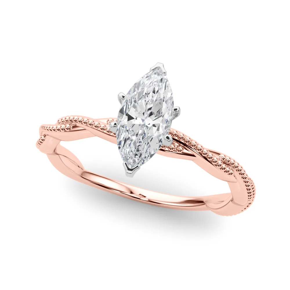 Twisting Milgrain Engagement Ring - Image 93