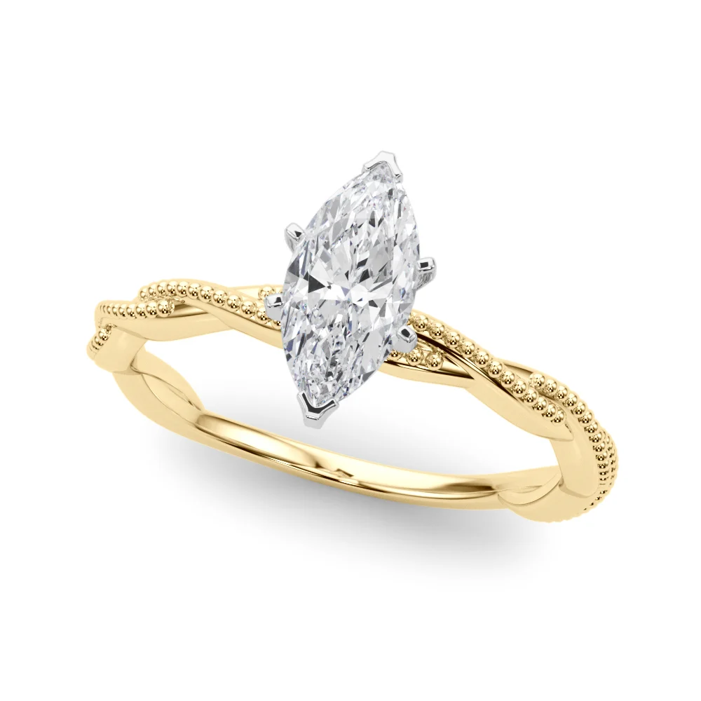 Twisting Milgrain Engagement Ring - Image 89