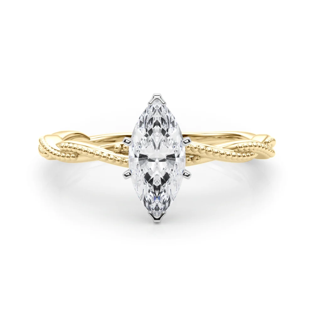 Twisting Milgrain Engagement Ring - Image 91
