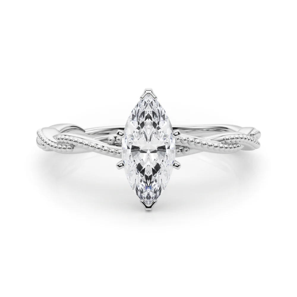 Twisting Milgrain Engagement Ring - Image 87