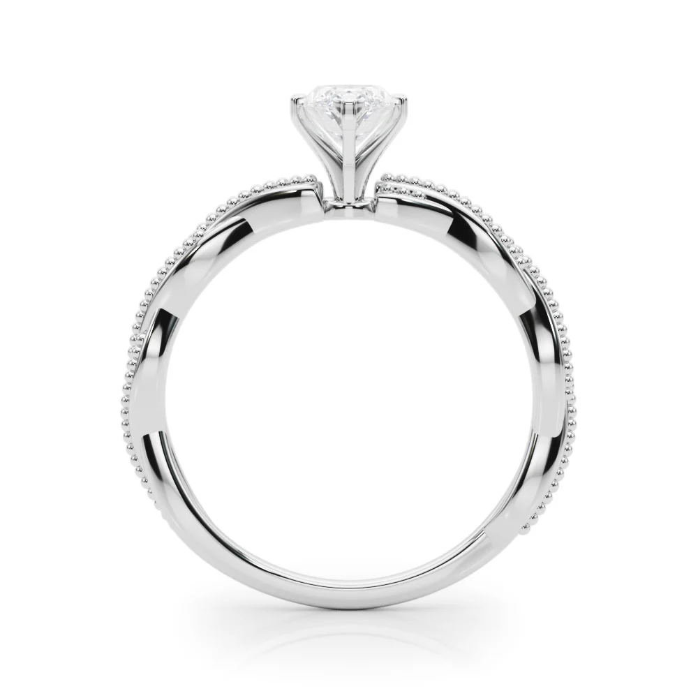 Twisting Milgrain Engagement Ring - Image 86