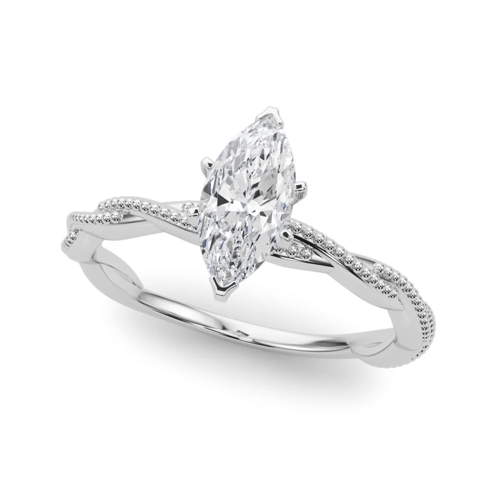 Twisting Milgrain Engagement Ring - Image 85