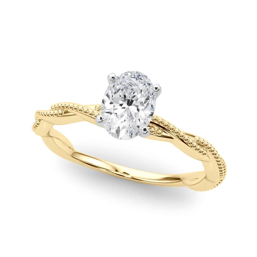 Twisting Milgrain Engagement Ring - Image 41