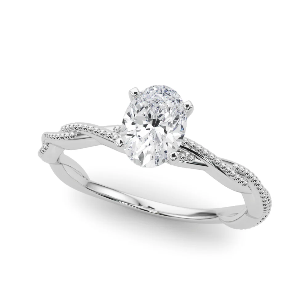 Twisting Milgrain Engagement Ring - Image 37