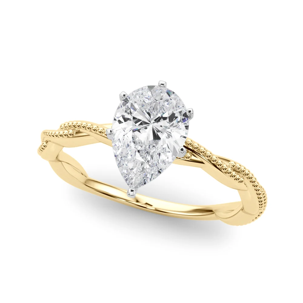 Twisting Milgrain Engagement Ring - Image 77