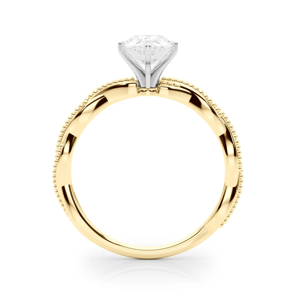 Twisting Milgrain Engagement Ring - Image 78