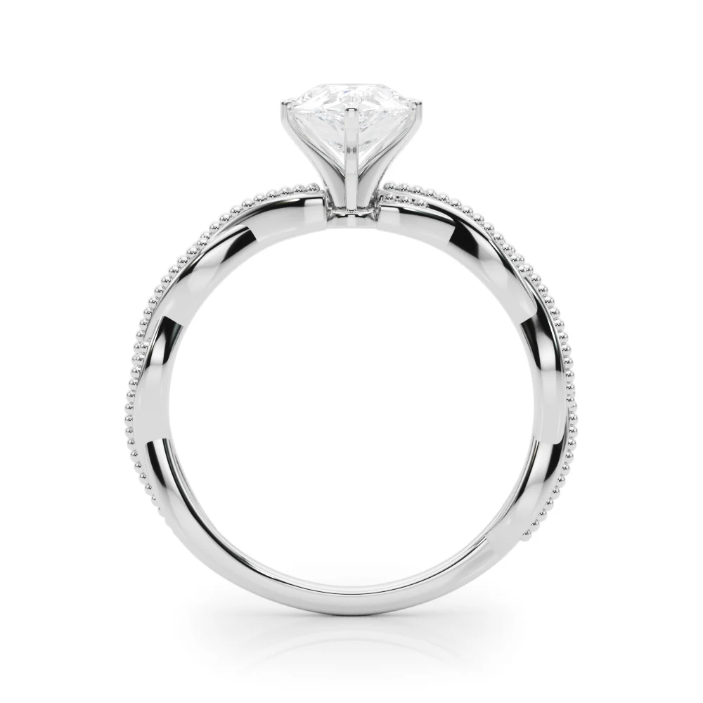 Twisting Milgrain Engagement Ring - Image 74