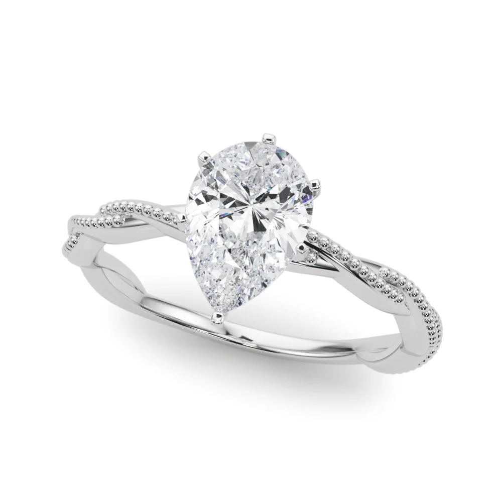 Twisting Milgrain Engagement Ring - Image 73