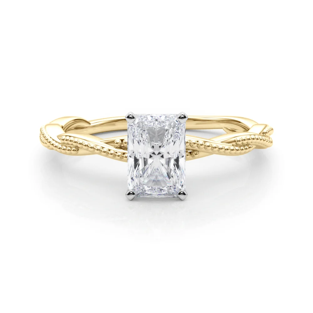 Twisting Milgrain Engagement Ring - Image 31