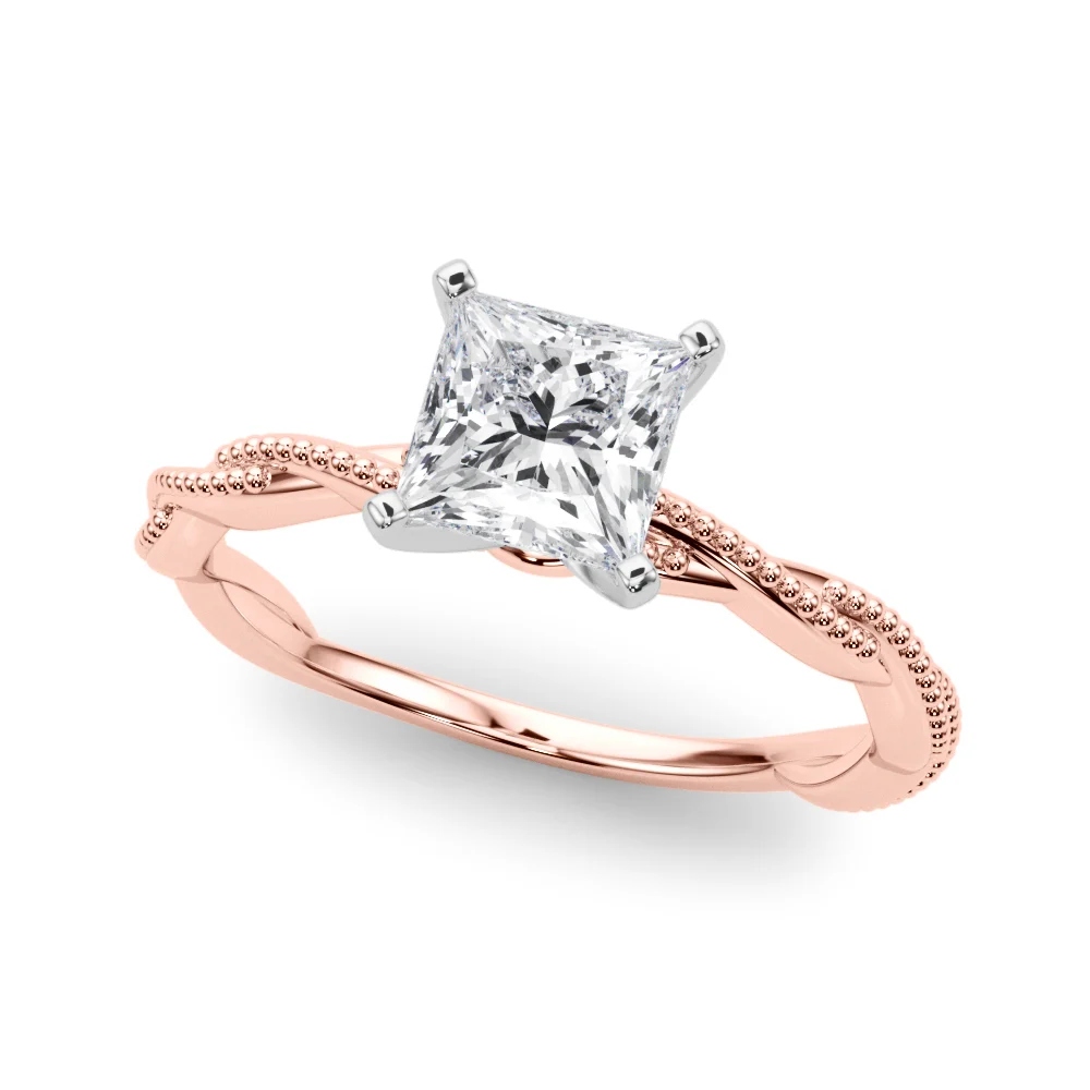 Twisting Milgrain Engagement Ring - Image 69