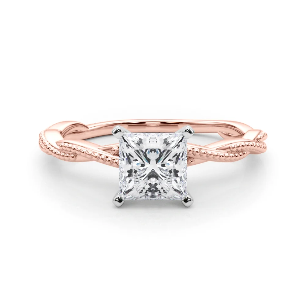 Twisting Milgrain Engagement Ring - Image 71