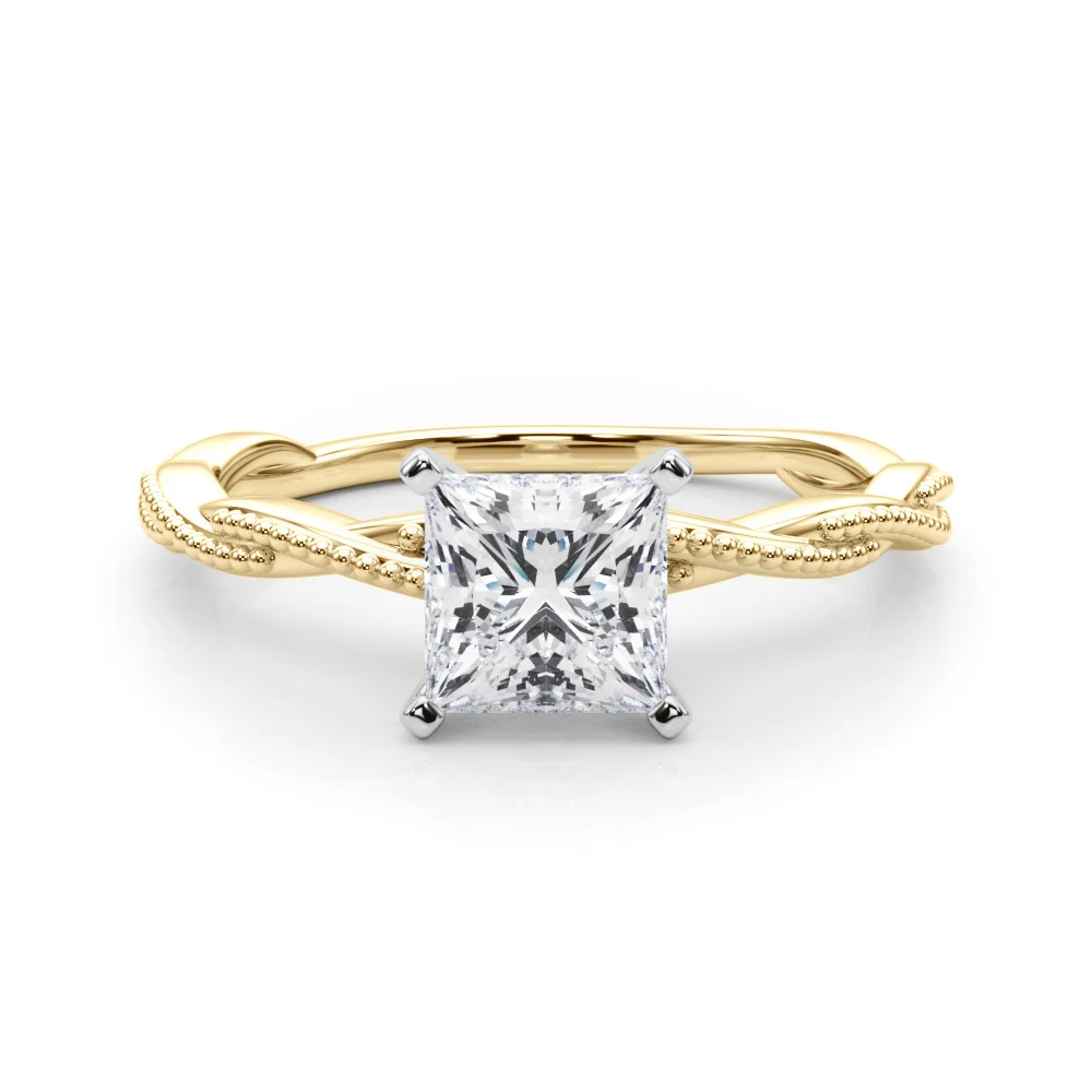 Twisting Milgrain Engagement Ring - Image 67