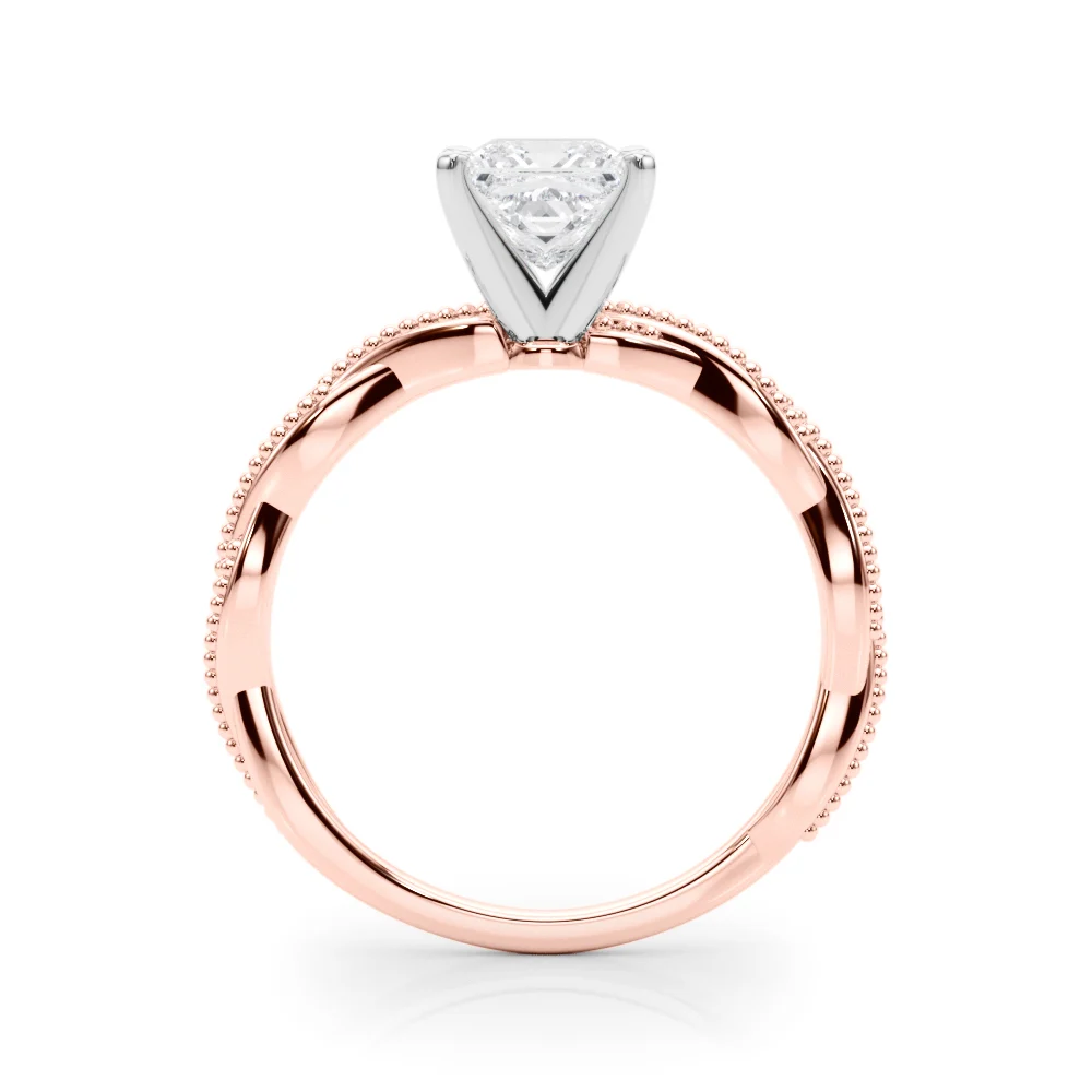 Twisting Milgrain Engagement Ring - Image 70