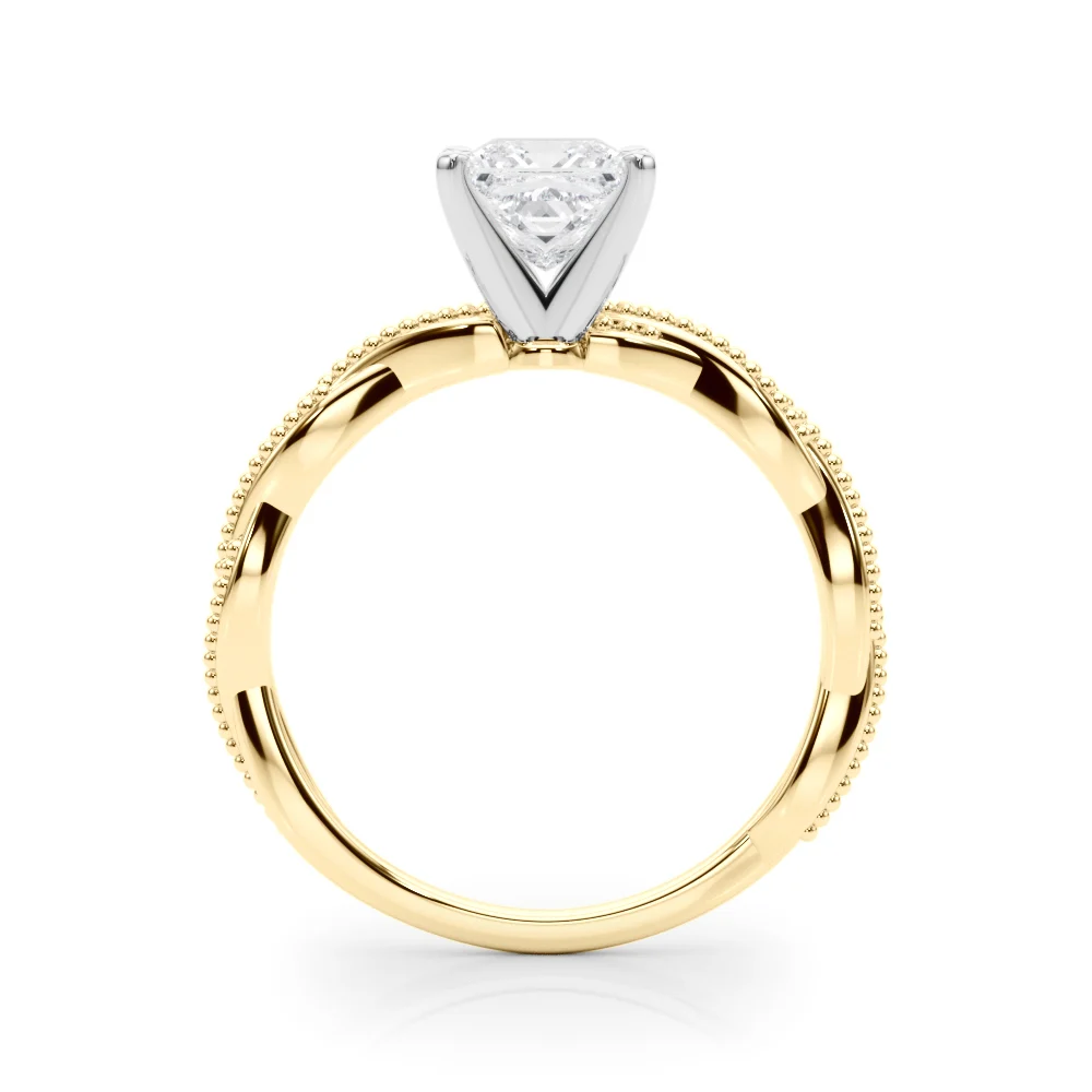 Twisting Milgrain Engagement Ring - Image 66