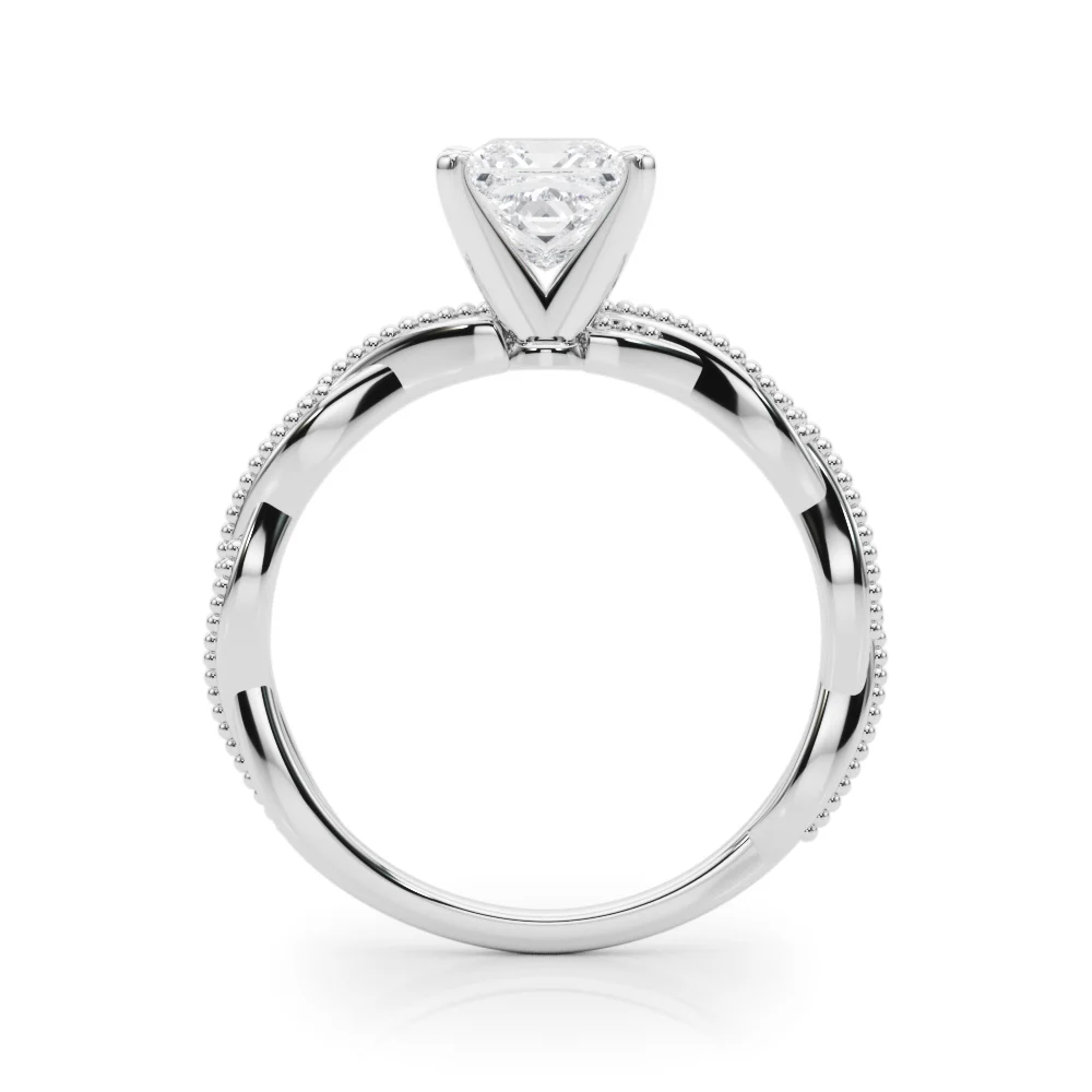 Twisting Milgrain Engagement Ring - Image 62