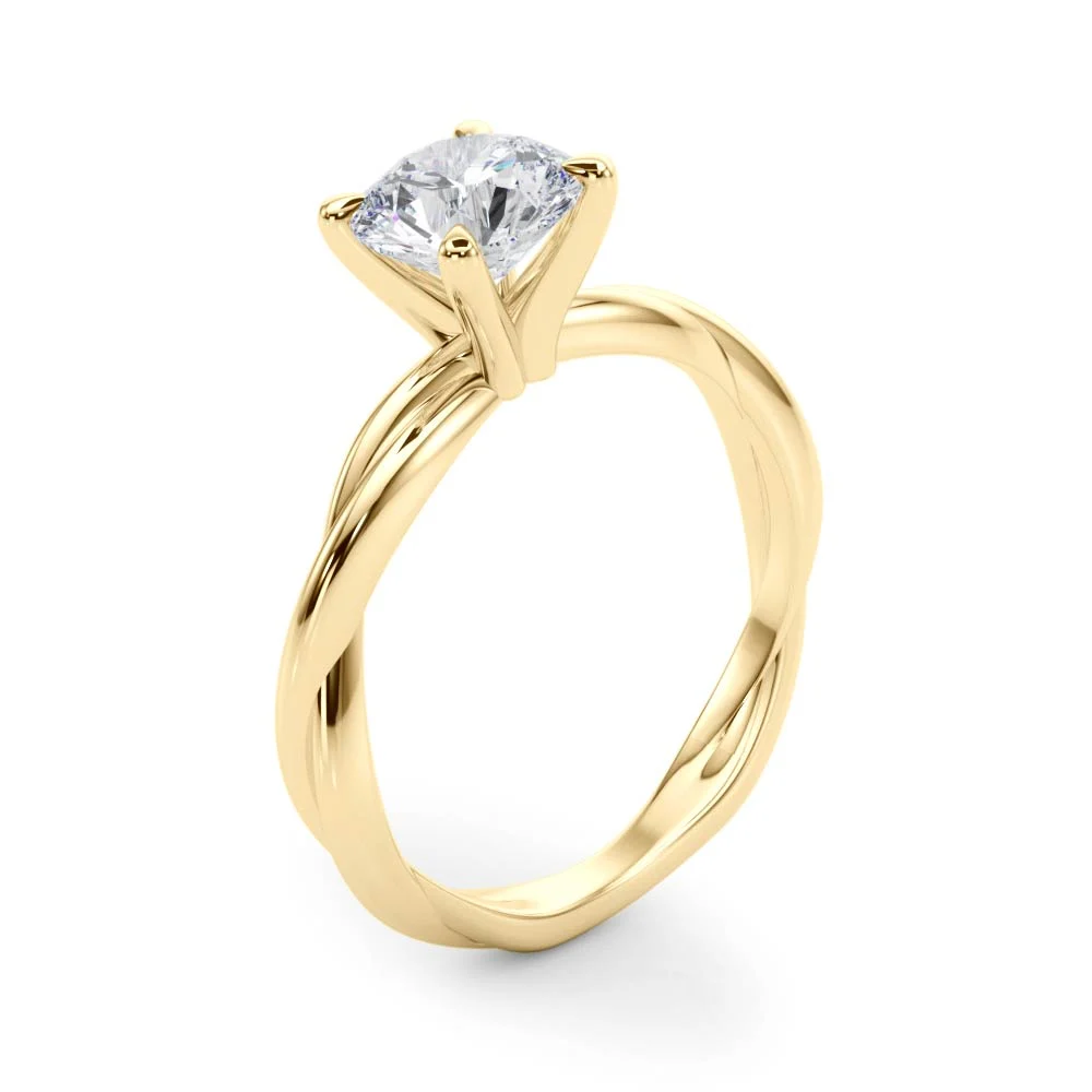 Twisted Shank Engagement Rings - Image 9
