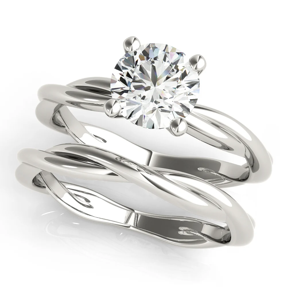 Twisted Shank Engagement Rings - Image 3
