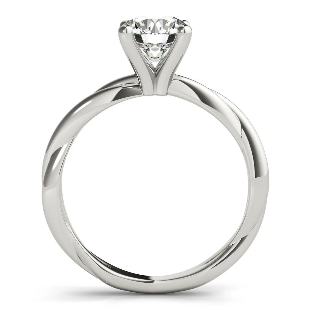 Twisted Shank Engagement Rings - Image 2
