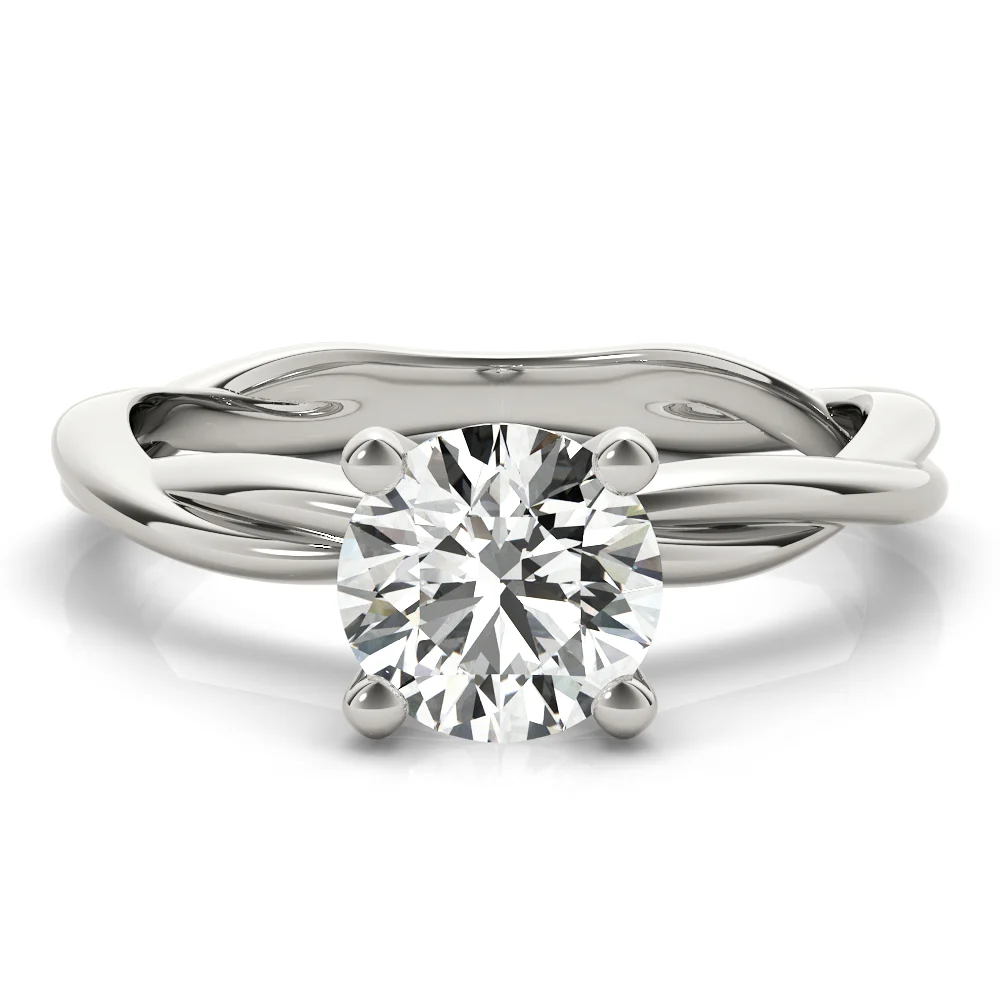 Twisted Shank Engagement Rings - Image 5