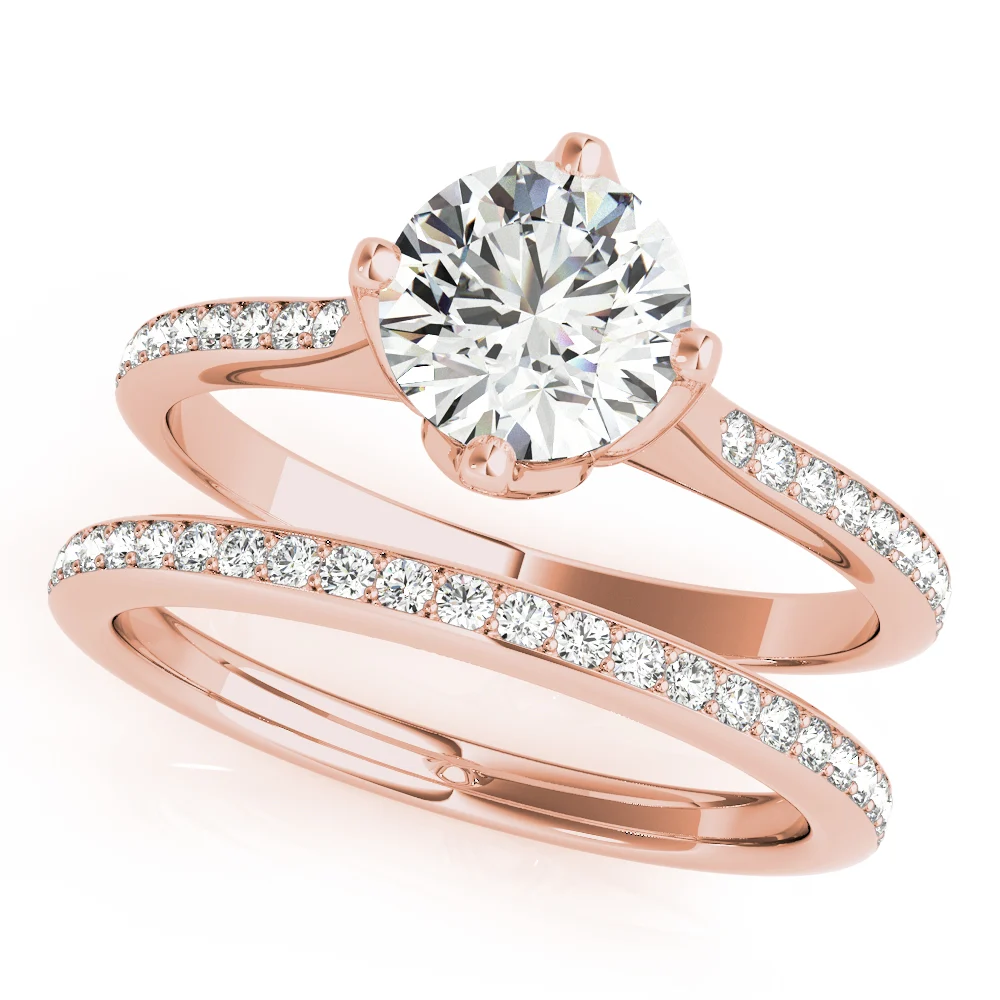 Single Row Prong Set Engagement Ring - Image 11