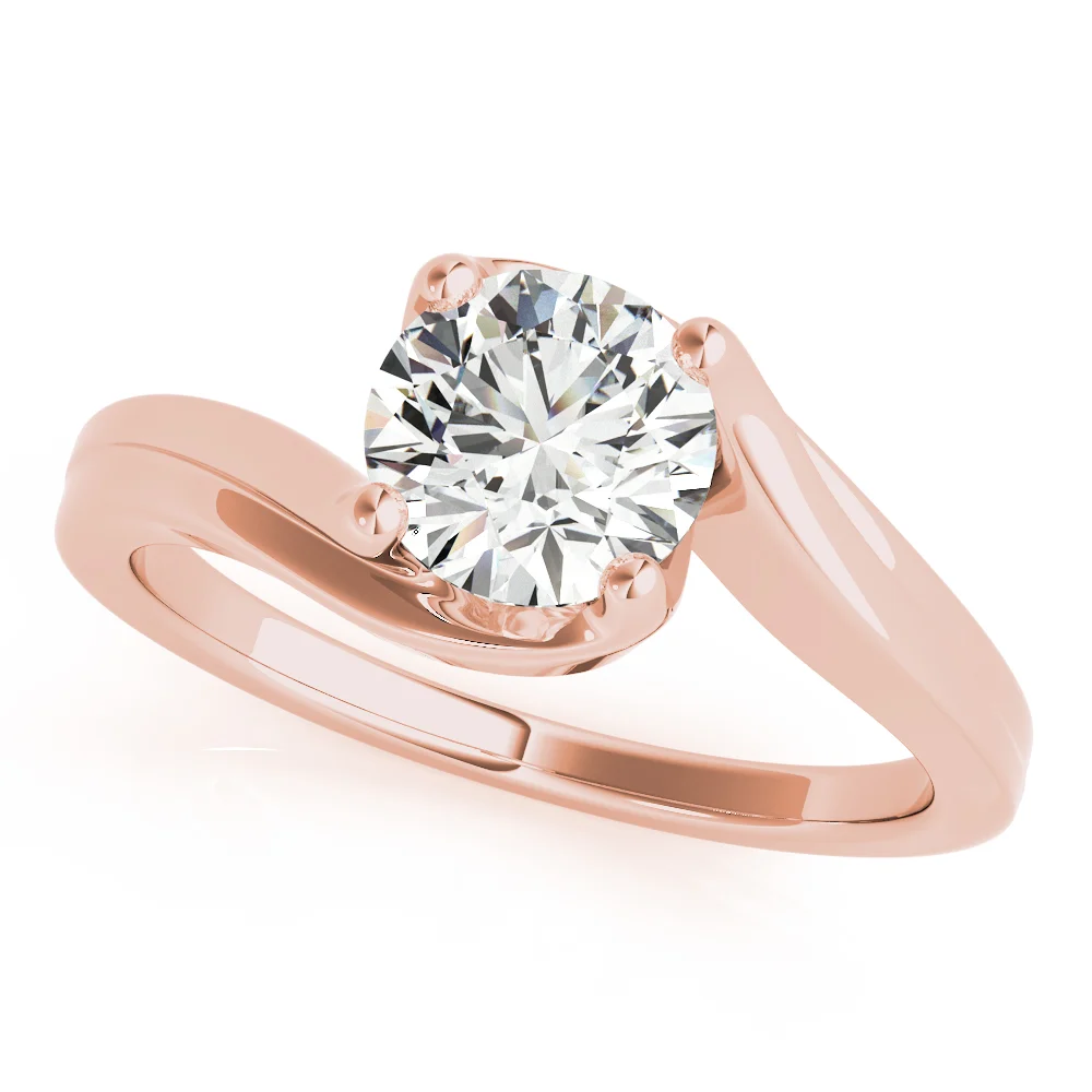 Bypass Solitaire Engagement Ring - Image 9