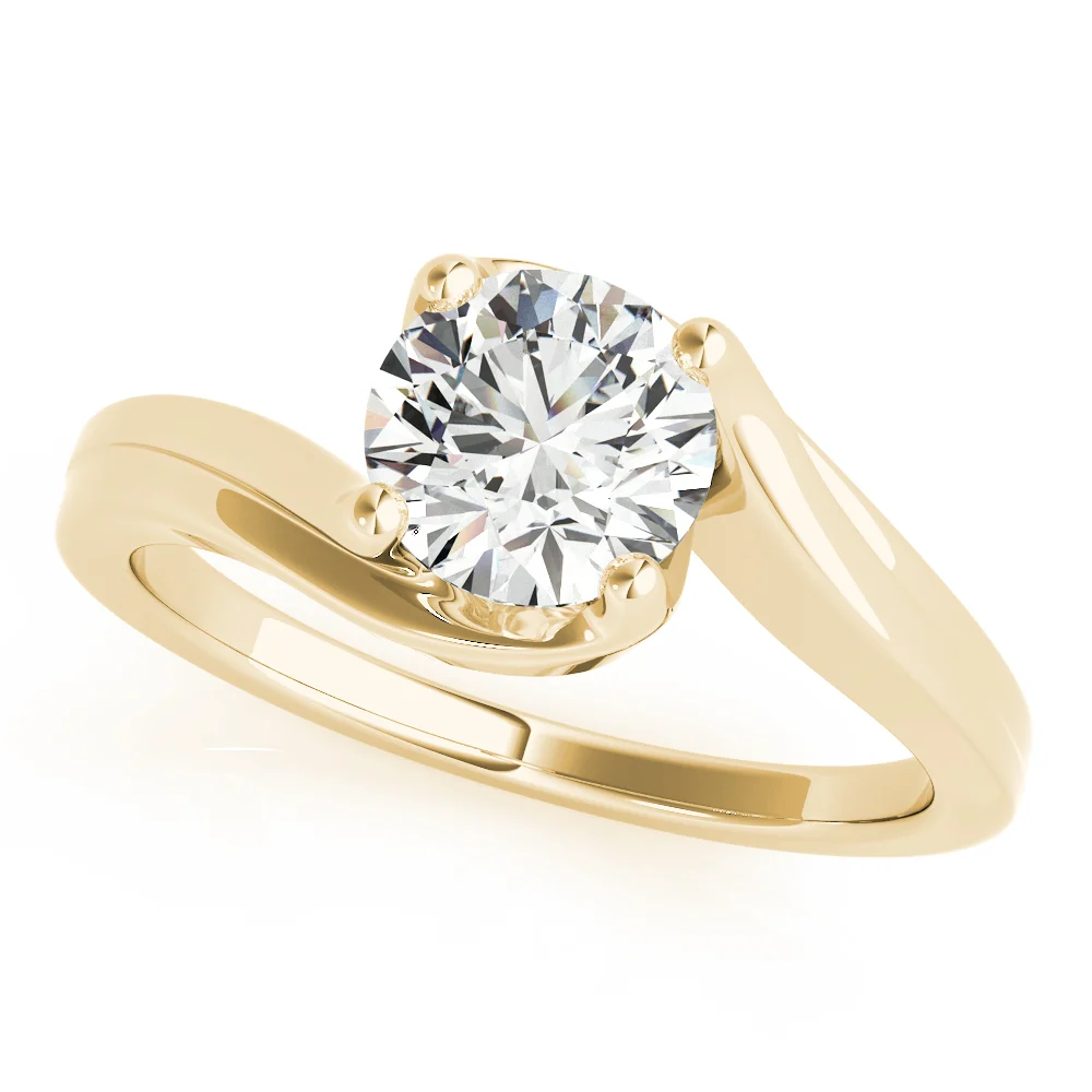 Bypass Solitaire Engagement Ring - Image 5