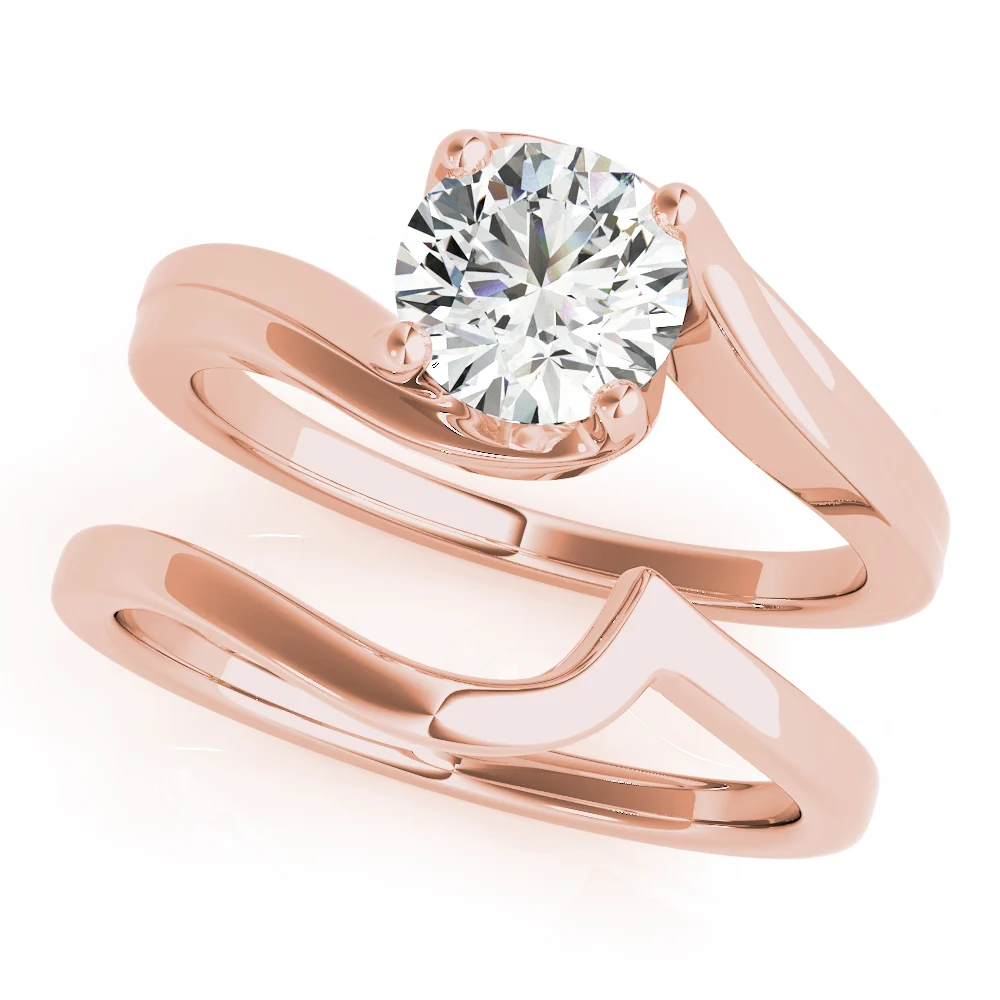 Bypass Solitaire Engagement Ring - Image 11
