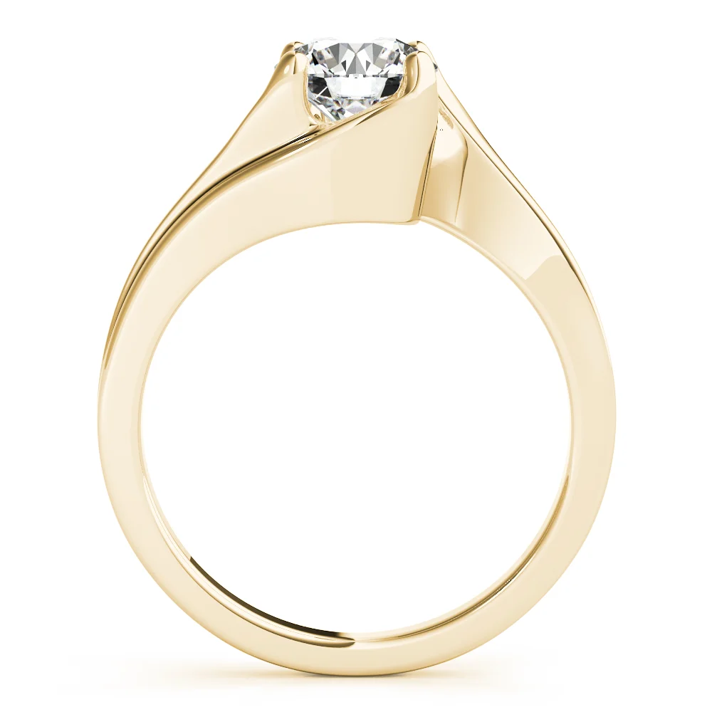 Bypass Solitaire Engagement Ring - Image 6