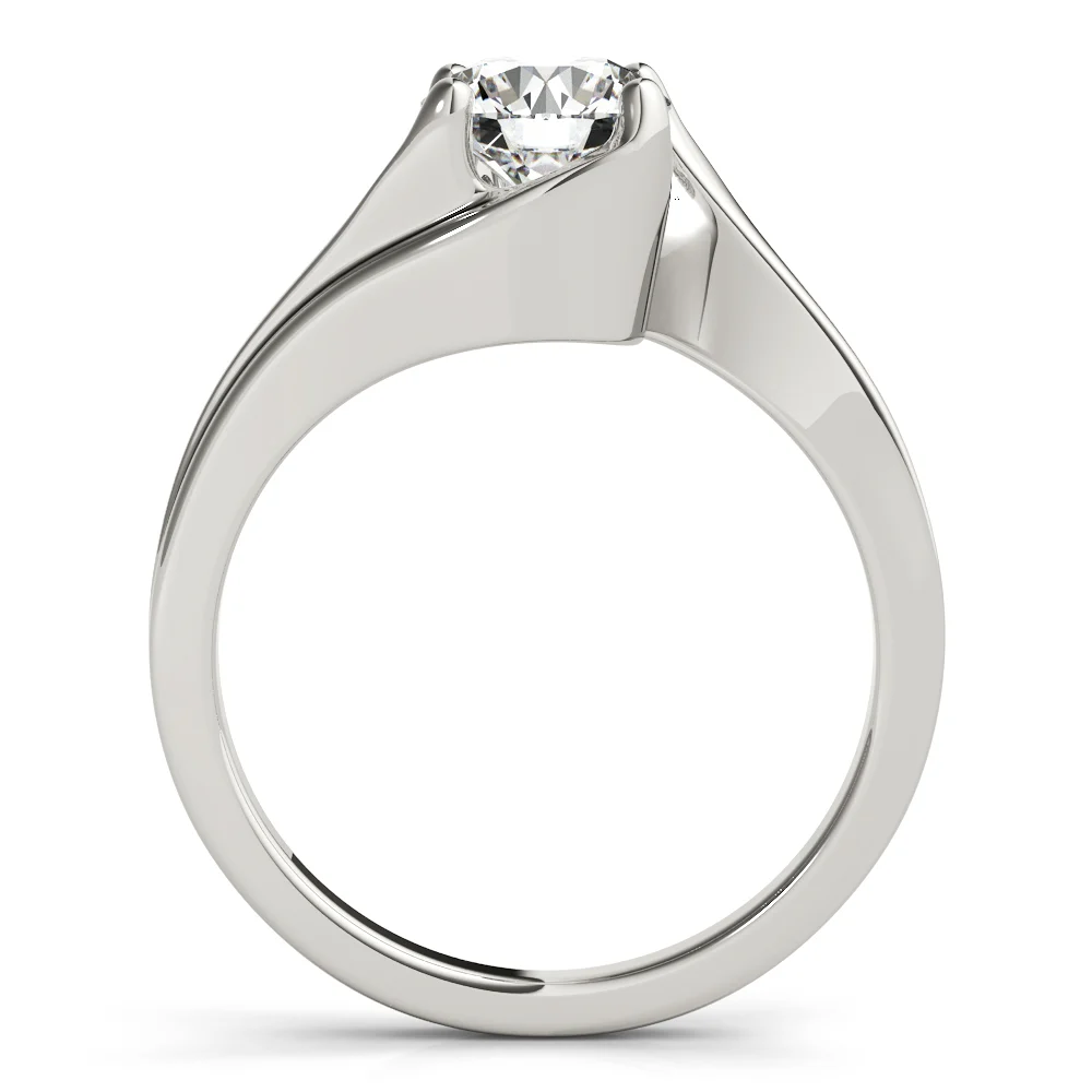 Bypass Solitaire Engagement Ring - Image 2