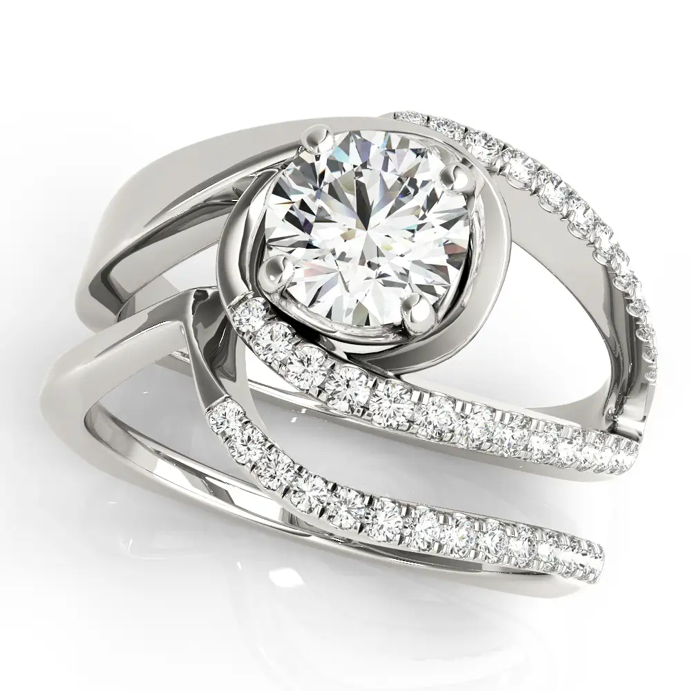 ENGAGEMENT RINGS BYPASS EURO SHANK - Image 3