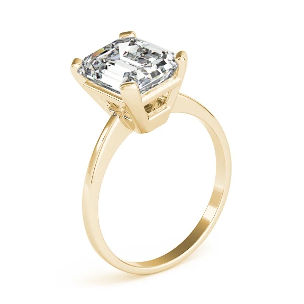 Emerald Cut Solitaire Engagement Ring - Image 8