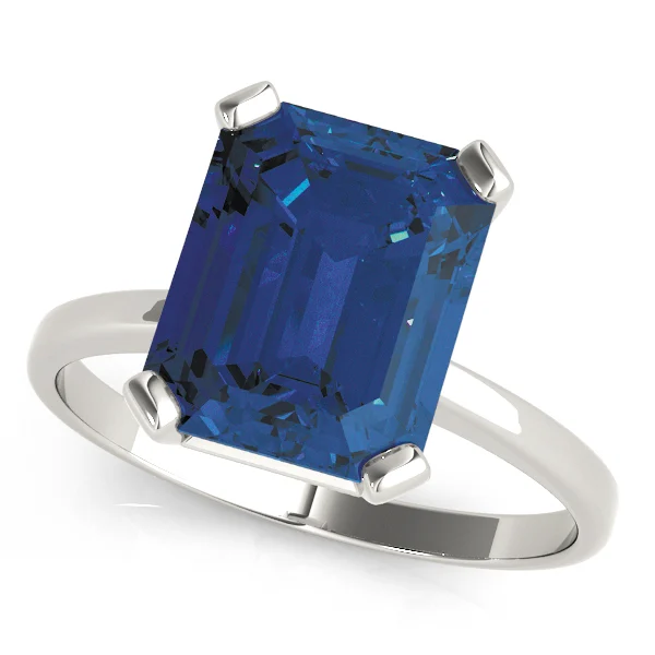 Emerald Cut Solitaire Engagement Ring - Image 13