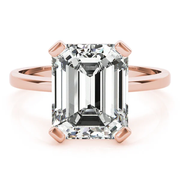 Emerald Cut Solitaire Engagement Ring - Image 11