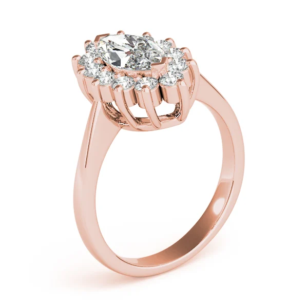 Marquise Halo Engagement Rings - Image 12