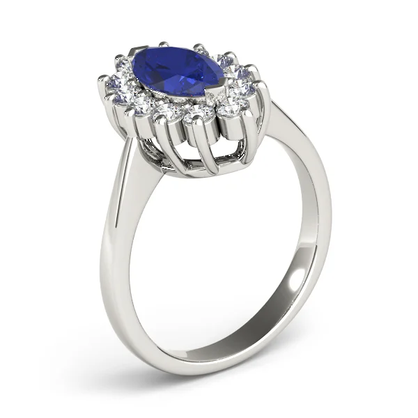 Marquise Halo Engagement Rings - Image 16
