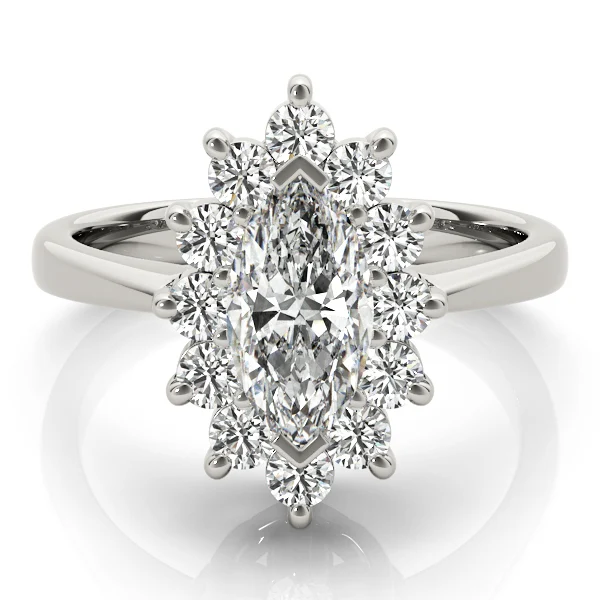 Marquise Halo Engagement Rings - Image 3