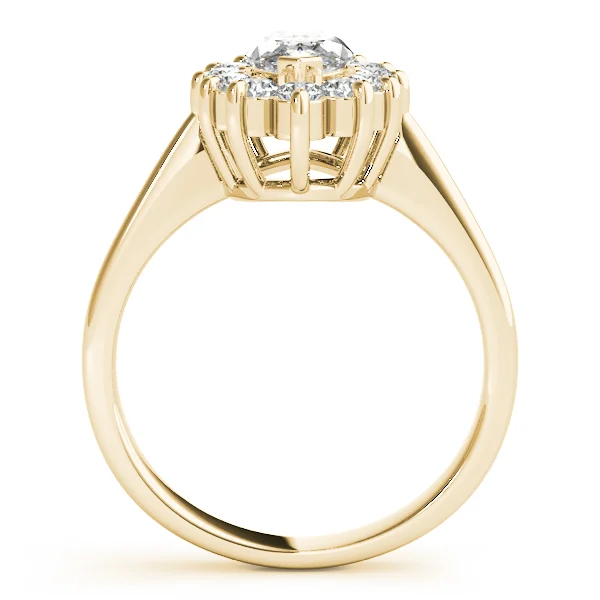 Marquise Halo Engagement Rings - Image 6
