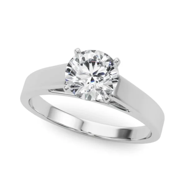 Cathedral Solitaire Engagement Ring