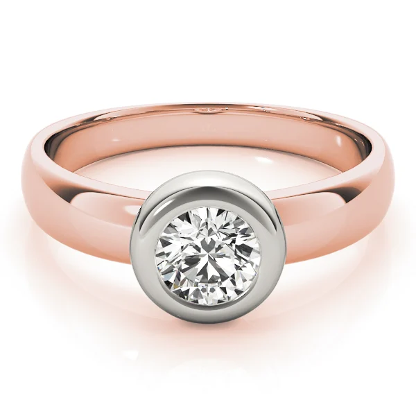 Solitaire Bezel Set Engagement Rings - Image 11